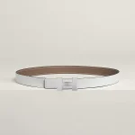 Mini Constance belt buckle & Reversible leather strap 24 mm